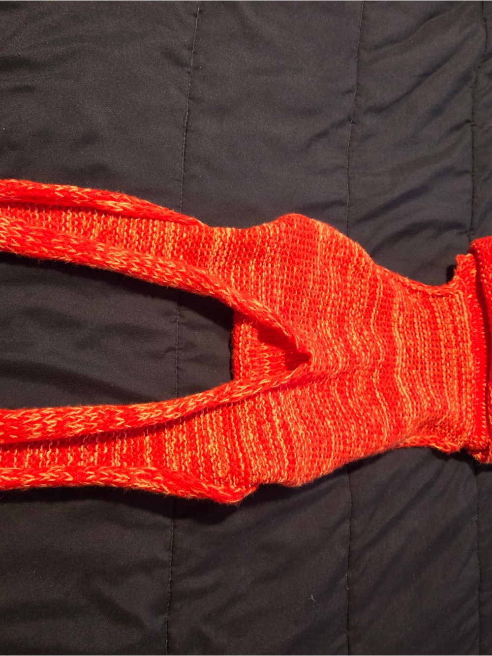 Women’s Red Marled Knit Sweater Set